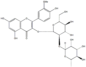 異鼠李素-3-O-新橙皮苷 CAS：55033-90-4 中藥對照品標準品