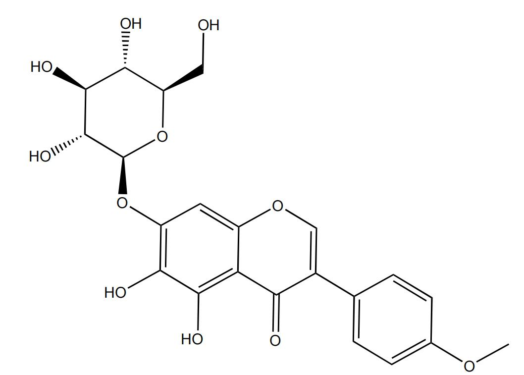 4'-甲氧基-5，6-二羥基異黃酮-7-O-β-D-葡萄糖苷 | 959960-45-3