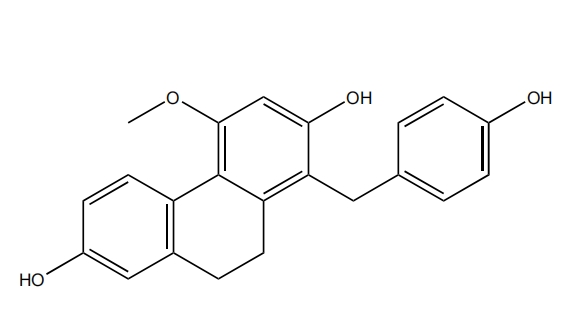 1-(4-羥芐基)-4-甲氧基-9,10-二氫菲-2,7-二醇 | CAS No.87530-26-5