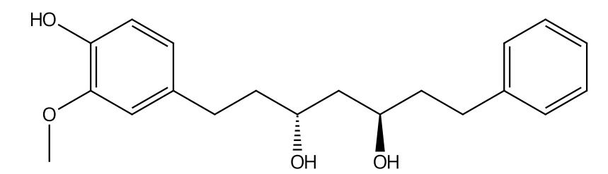 (3R,5R)-1-(4-Hydroxy-3-methoxyphenyl)-7-phenyl-3,5-heptanediol CAS 460052-56-6