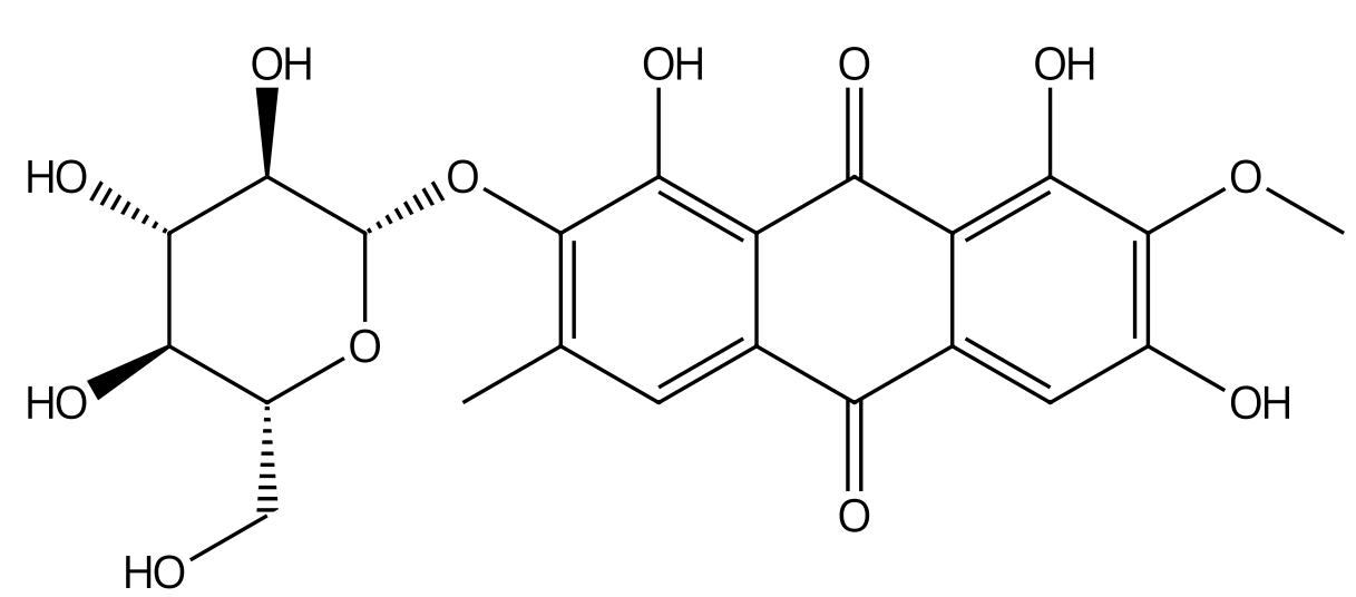 1-去甲基橙黃決明素-2-O-β-D-葡萄糖苷 | CAS No.1159837-88-3