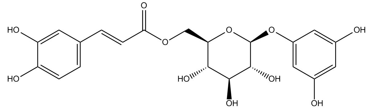 3,5-二羥基苯基-1-O-[6'-O-(E)-咖啡?；鵠-β-D-葡萄糖苷